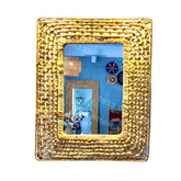 Rectangle  Water Hyacinth Mirror